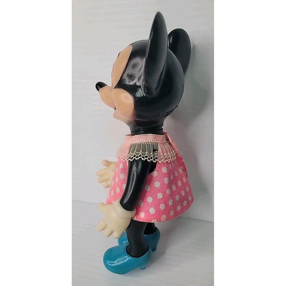 1986‎ Tootsie Toy & Japan Rubber Squeakier Toys Minnie Mouse Walt Disney